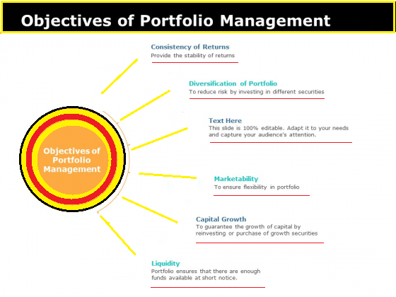 Portfolio management Objectives
