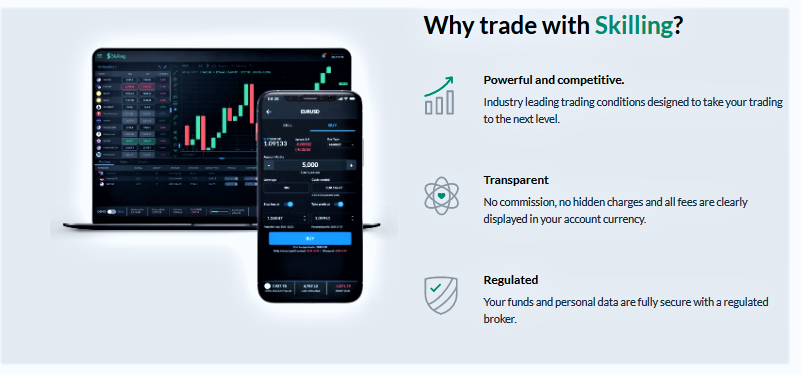 Skilling regulated broker