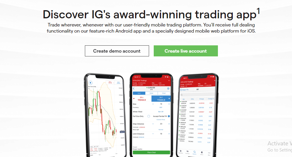 IG Forex Trading Apps