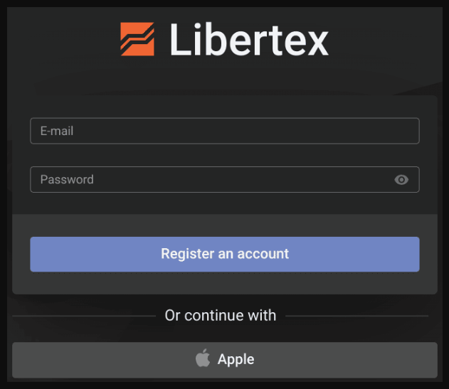 libertex sign up
