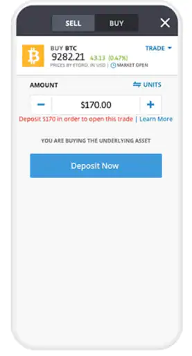 etoro app bitcoin order