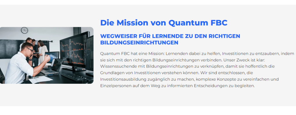 Die Mission von Quantum FBC